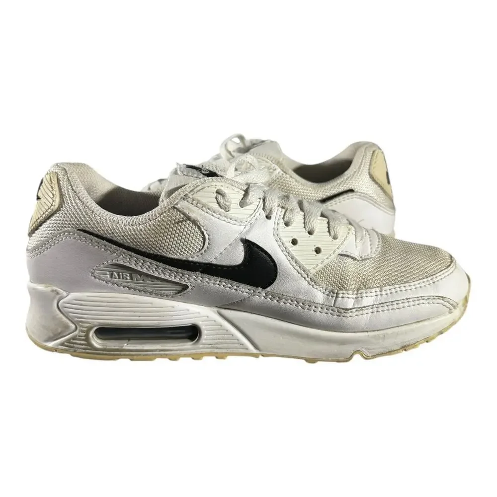 Nike Air Max 90 White Black Women’s 8.5 Classic Low Top Running Shoes